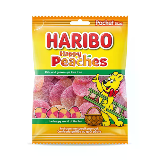HARIBO PERZIKEN  - 28X 75 GR